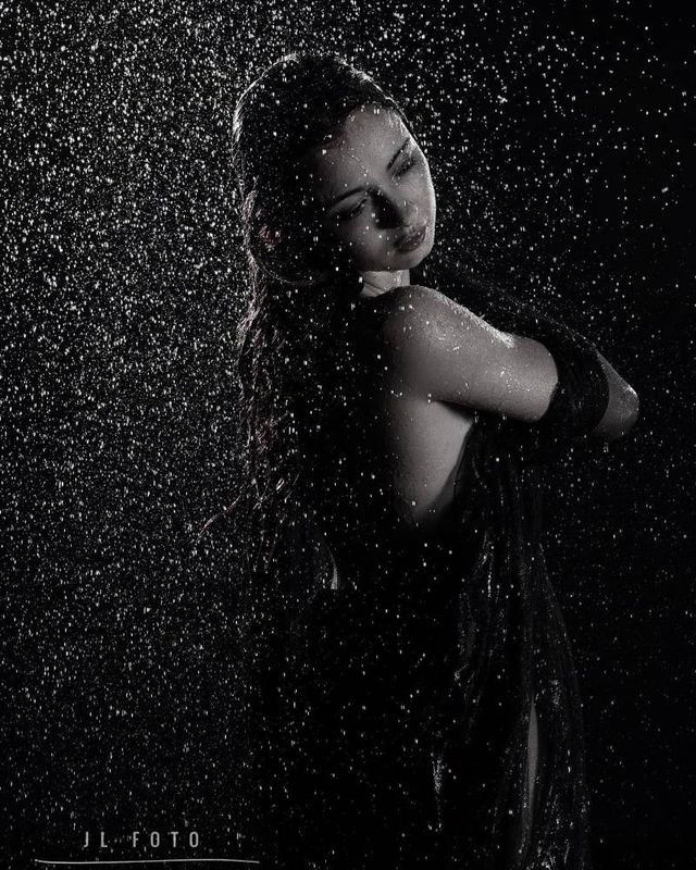 sesión de fotografía en estudio