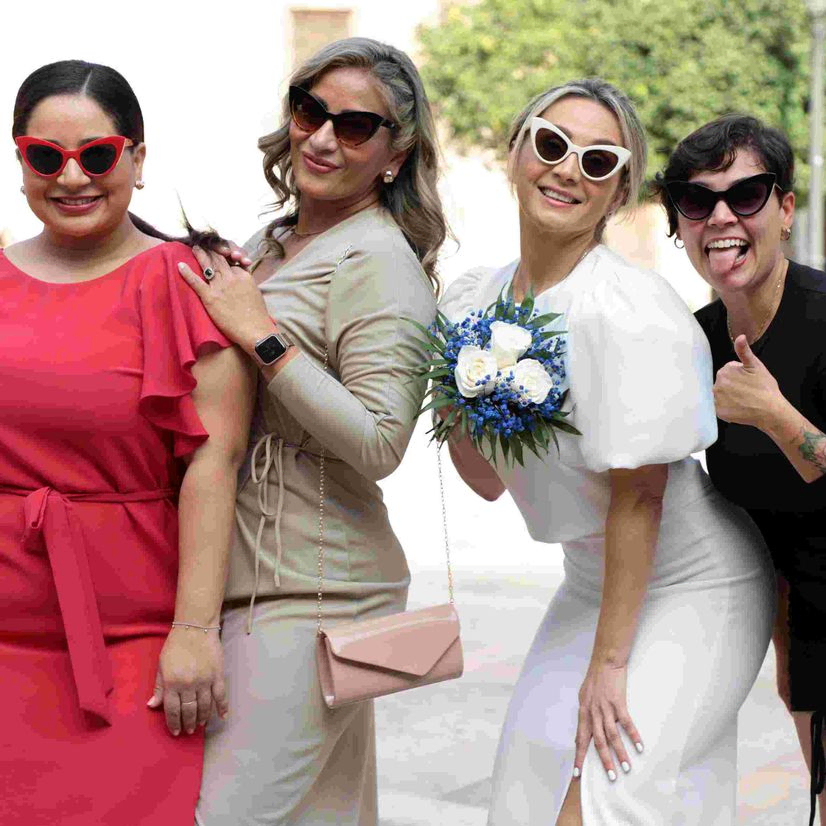 fotografía con personas